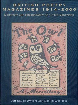 cover image of British Poetry Magazines 1914-2000